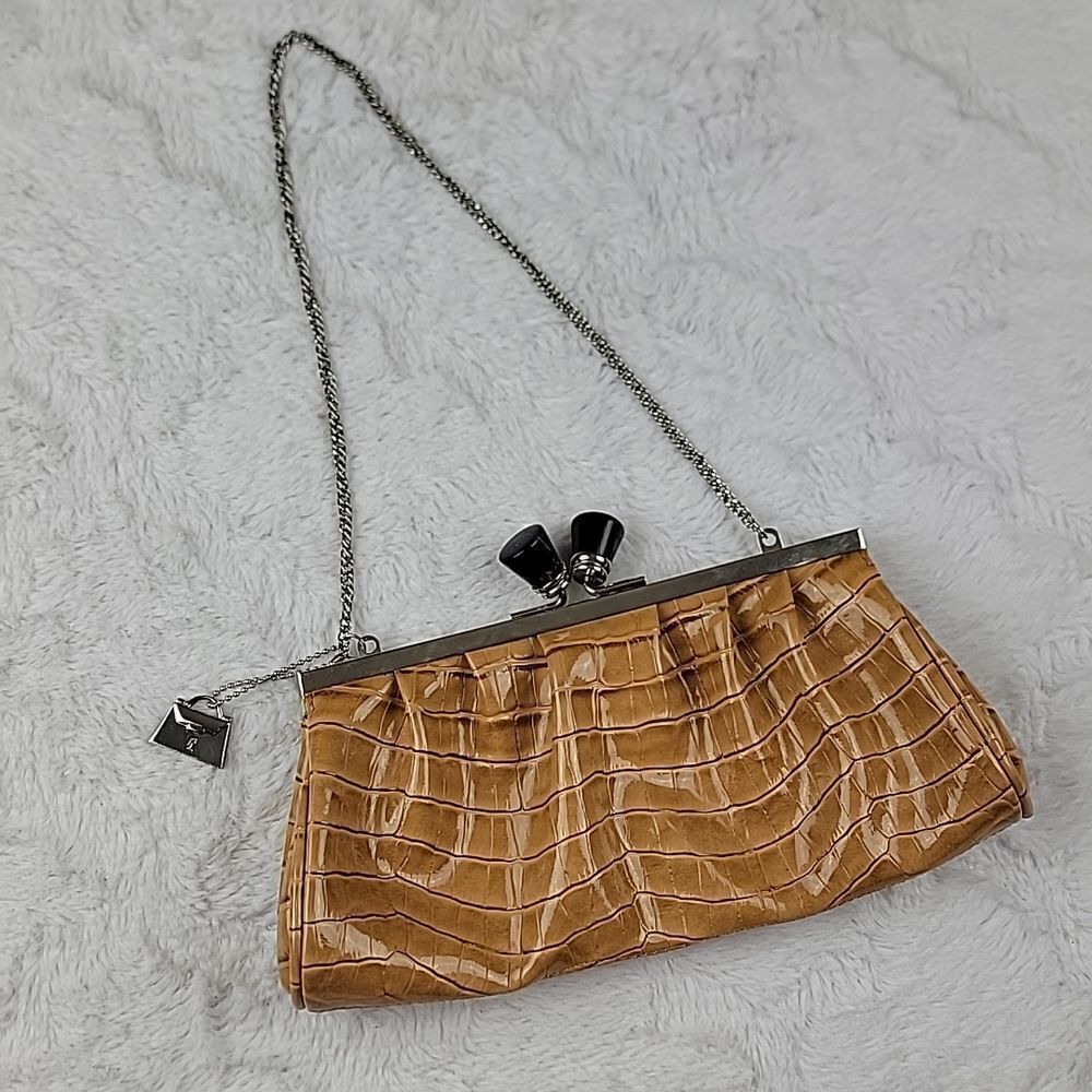 Tan Clutch